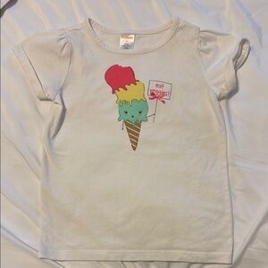 Gymboree Kids Ice Cream Graphic Tee - White